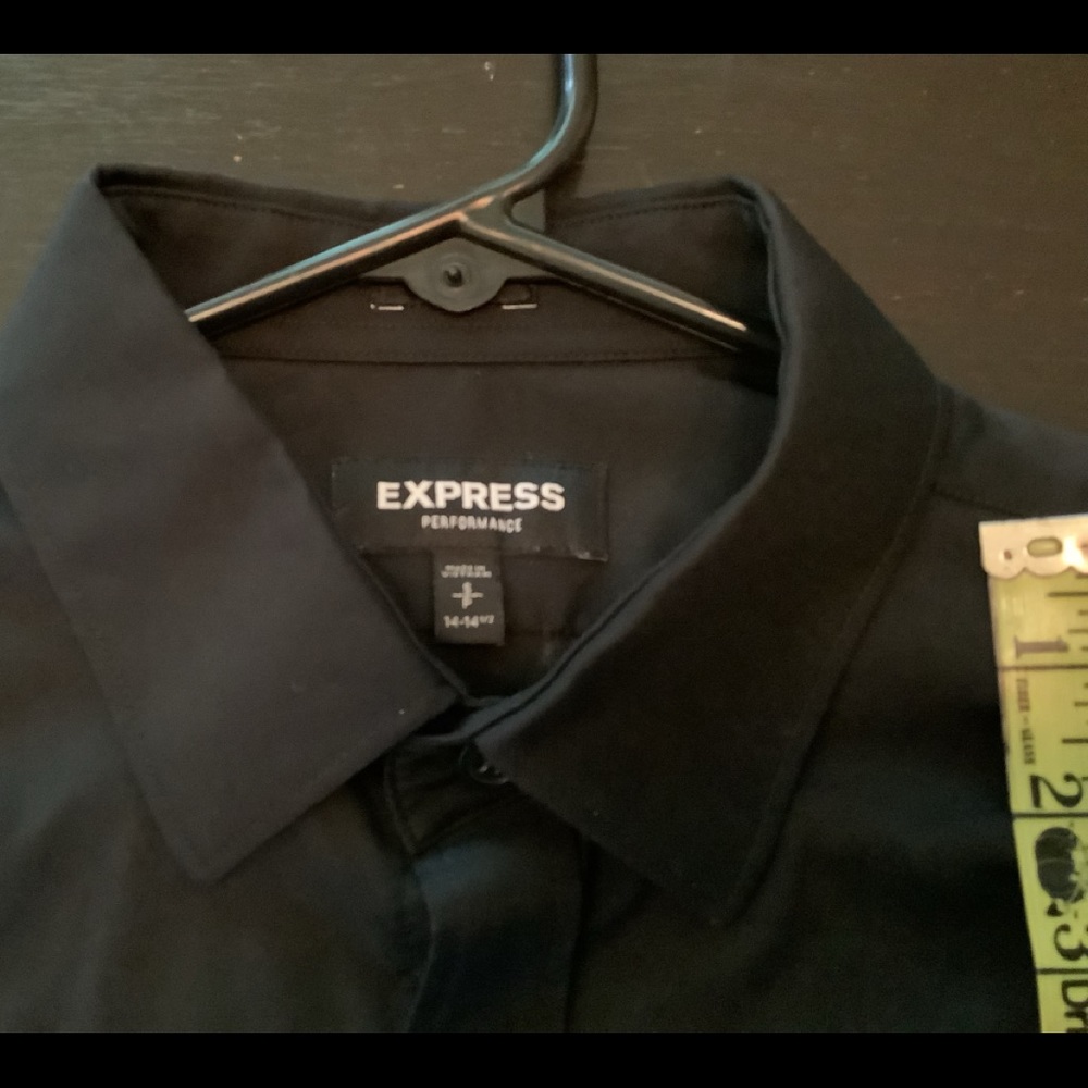 Express black dress shirt